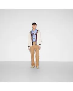 Gucci Wool knit cardigan with intarsia