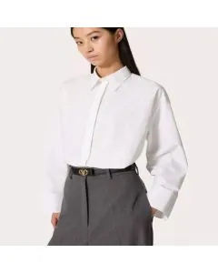Valentino THE BOLD EDITION VLOGO CALFSKIN BELT
