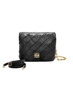 LOEWE Puffer Goya in pleated shiny nappa lambskin