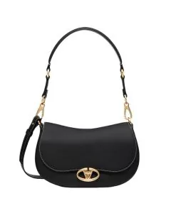 SMALL VALENTINO GARAVANI OHVAL SHOULDER BAG IN NAPPA CALFSKIN
