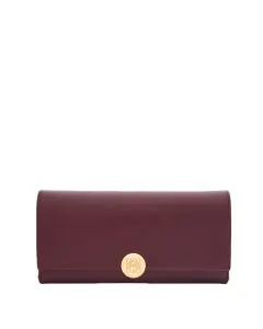 LOEWE Pebble continental wallet in shiny nappa calfskin