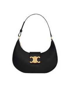 Celine MEDIUM AVA TRIOMPHE BAG IN SMOOTH CALFSKIN