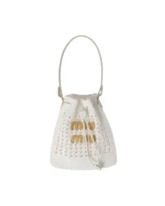 MIU MIU Woven fabric mini-bag