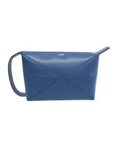 LOEWE Puzzle Fold wash bag in shiny calfskin