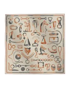 Hermès Inventaire Poetique pour un Conte Sellier shawl 140