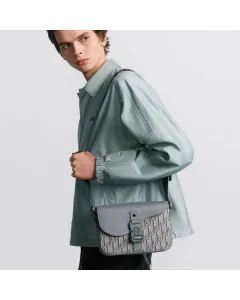 Dior Small Saddle Messenger Bag with Flap