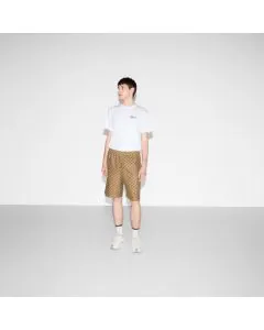 Gucci GG Supreme linen shorts