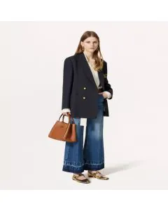 VALENTINO GARAVANI ALLTIME MEDIUM HANDBAG IN GRAINY CALFSKIN