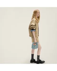 MIU MIU Wander matelassé nappa leather hobo bag