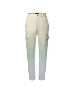 LV Damier Gradient Jacquard Denim Cargo Pants