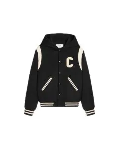 Celine hooded teddy jacket in cashmere wool