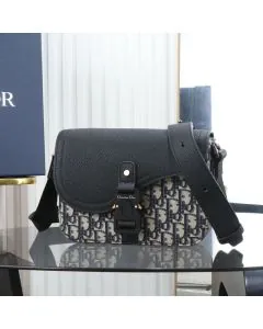 Dior Small Saddle Messenger Bag with Flap