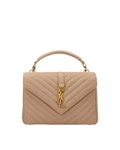 YSL COLLEGE MEDIUM IN QUILTED LEATHER