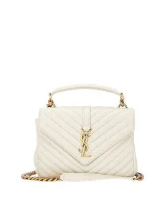 YSL COLLEGE MEDIUM IN QUILTED LEATHER