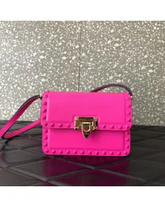Valentino SMALL ROCKSTUD23 SMOOTH CALFSKIN SHOULDER BAG
