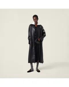 MIU MIU Nappa leather coat
