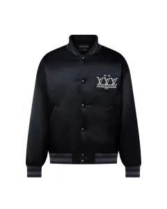 LV Embellished Nylon Baseball Blouson