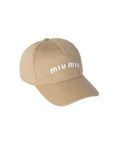 Miu Miu Drill baseball cap