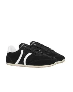 CELINE JOGGER LOW LACE-UP SNEAKER WITH TRIOMPHE in SUEDE CALFSKIN AND CALFSKIN