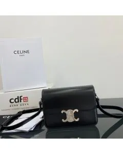 Celine TEEN TRIOMPHE BAG IN SHINY CALFSKIN