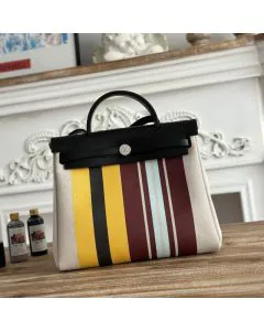 Hermes Herbag Zip 31 laquered bag
