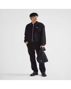 Prada Re-Nylon and leather backpack