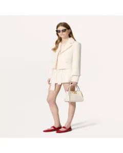 VALENTINO GARAVANI ALLTIME SMALL HANDBAG IN GRAINY CALFSKIN