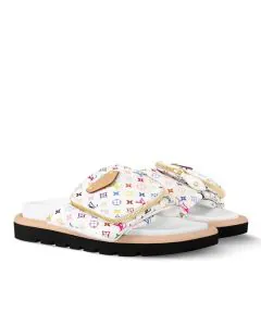 LV x TM Pool Pillow Flat Comfort Mule