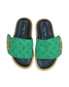 LV Pool Pillow Flat Comfort Mule
