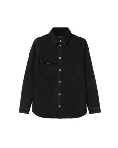 Denim shirt with Gucci embroidery