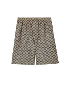 Gucci GG linen blend shorts