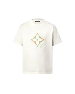 LV Monogram Flower 3D Gradient Print T-Shirt