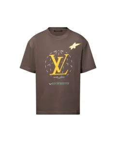 LV Washed Embellished Cotton T-Shirt