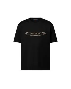LV Embellished Damier Pique T-Shirt