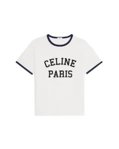 CELINE PARIS loose t-shirt in cotton jersey