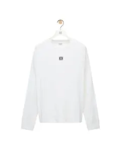 LOEWE Oversized fit long sleeve T-shirt in cotton