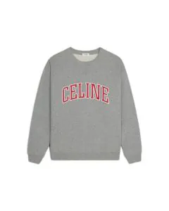 celine loose sweatshirt in COTTON FLEECE
