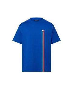 LV Short-Sleeved Embroidered Cotton T-Shirt