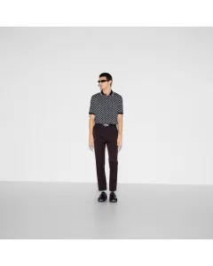 Gucci GG cotton piquet jacquard polo shirt