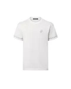 LV Short-Sleeved Cotton Crewneck