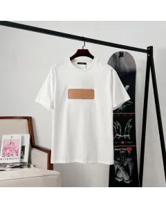 LV VVN Patch Short-Sleeved Cotton Crewneck