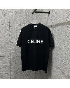 CELINE LOOSE T-SHIRT IN COTTON JERSEY