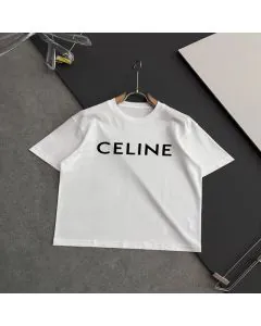 CELINE LOOSE T-SHIRT IN COTTON JERSEY