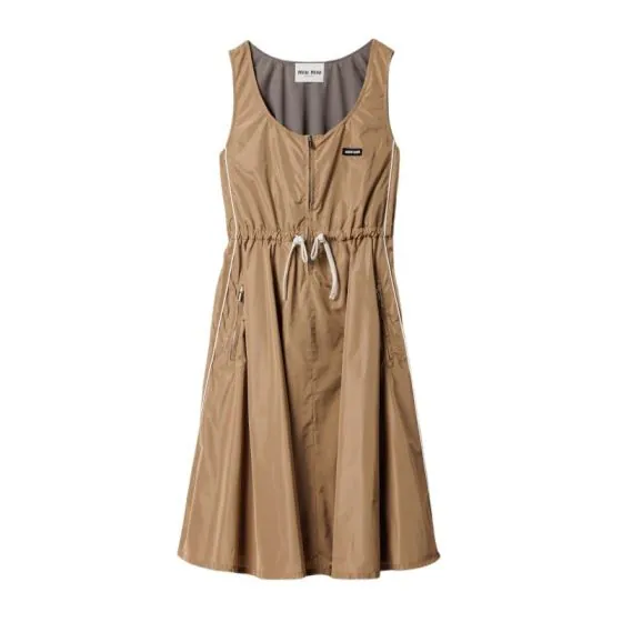 MIU MIU Technical silk dress