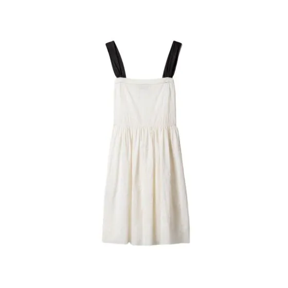 MIU MIU Embroidered batiste dress